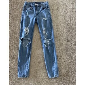 Women Aeropostale Distressed Jeans
